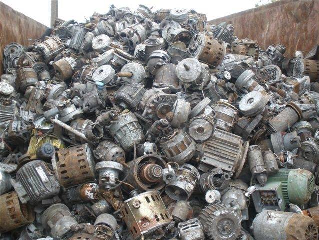 Pile of small electric motors.
